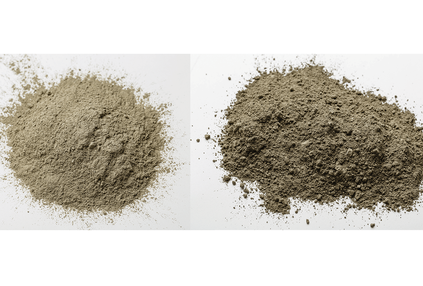 Cement and Bentonite p[powder in Grout Mix