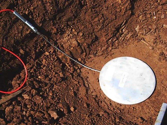 Installation of TPC-4000 in dam clay core