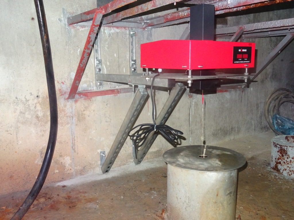 TP-2000 Telependulum installed at Baish dam