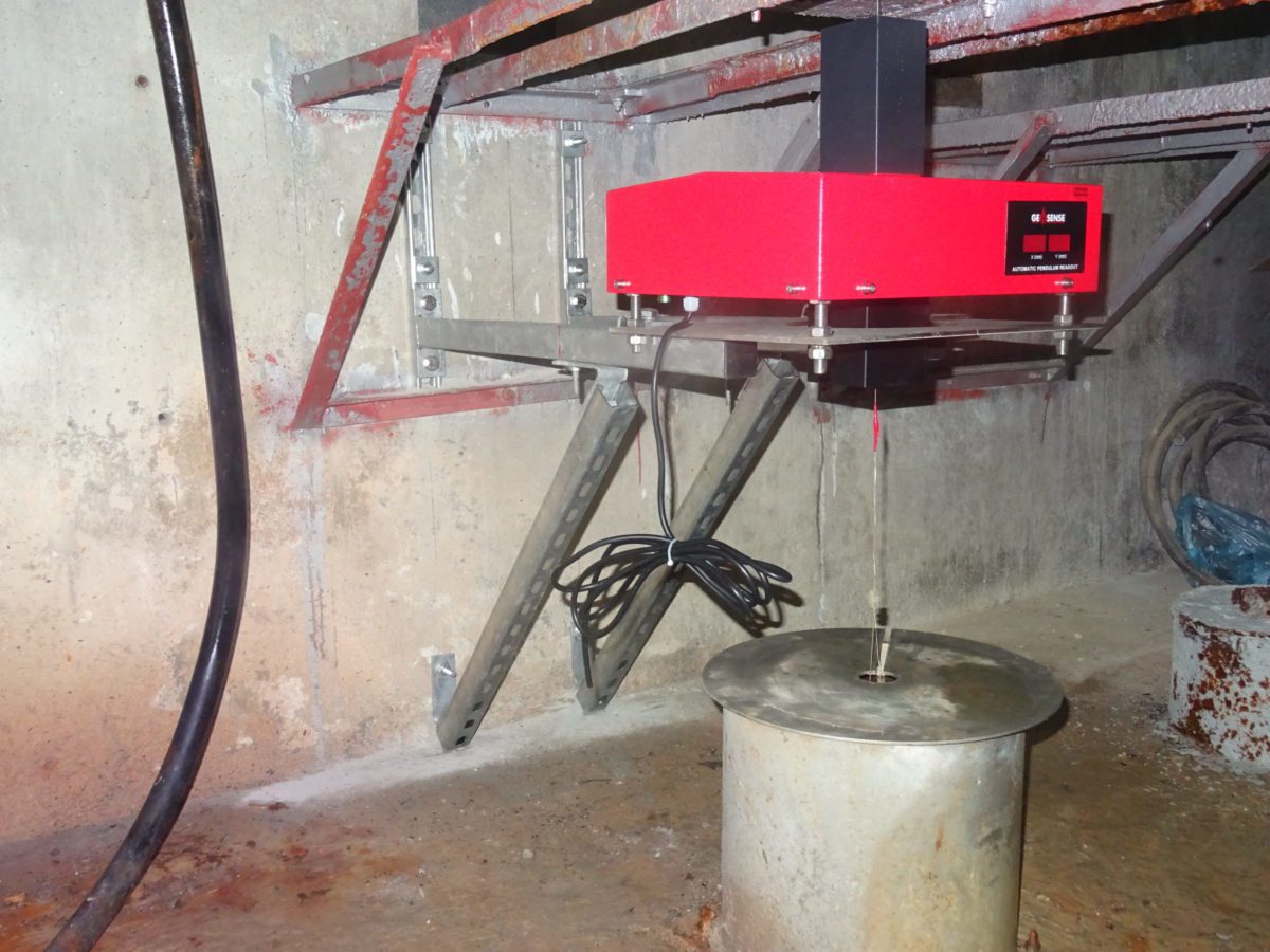 TP-2000 Telependulum installed at Baish dam