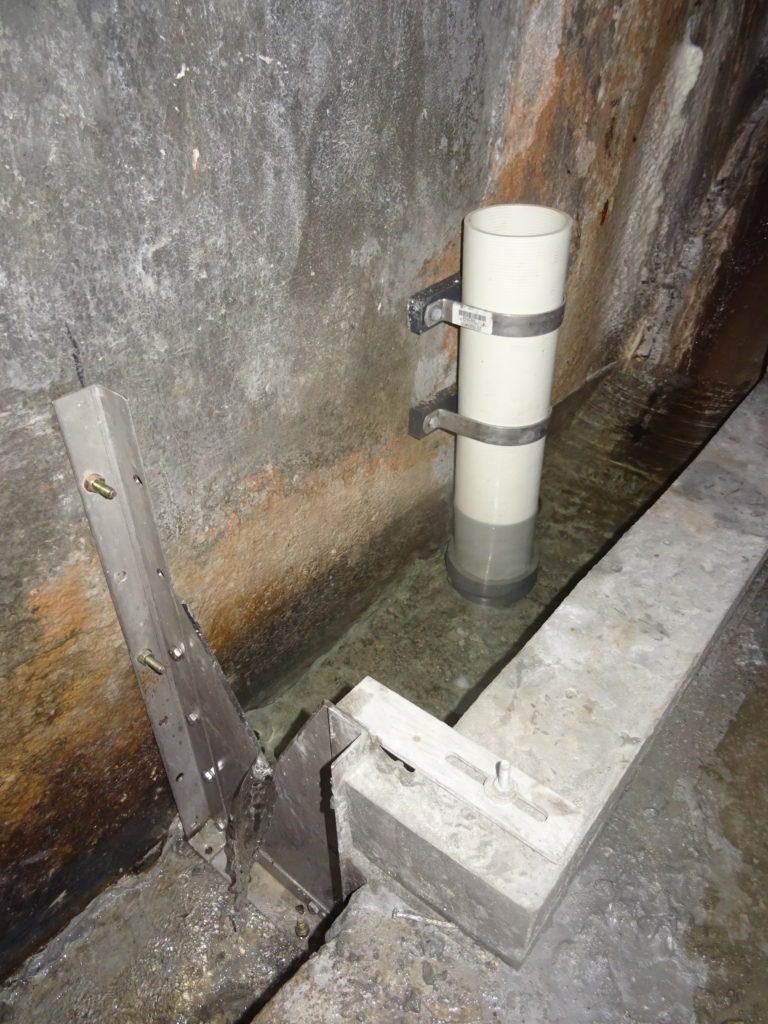Seepage monitoring at Baish dam